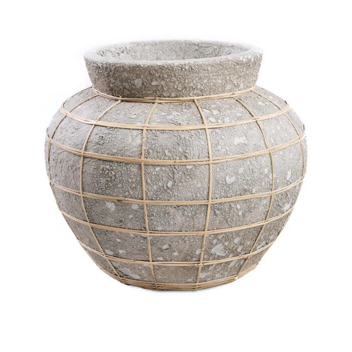 De Belly Vaas – Beton Naturel – L